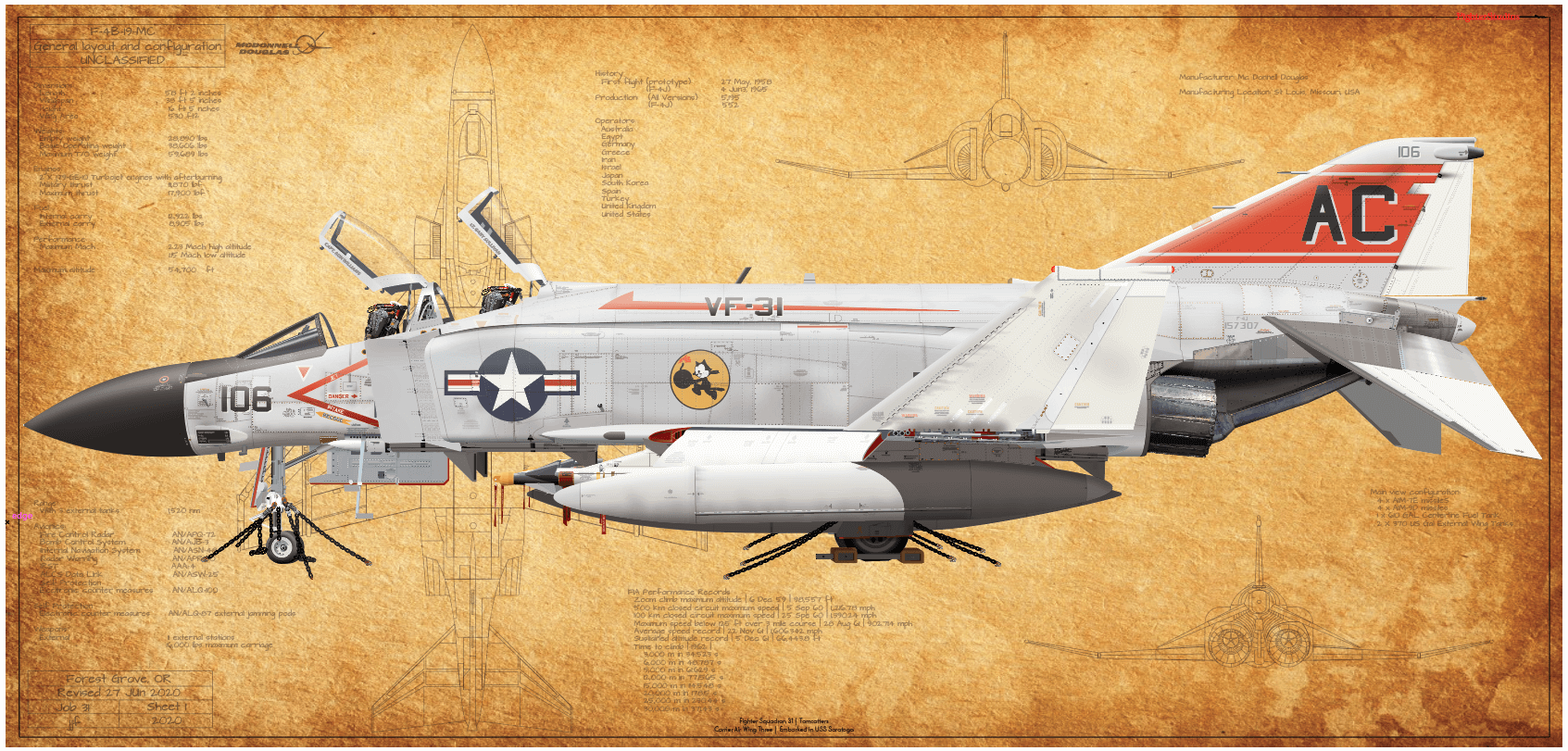 F-4J Phantom II VF 31 